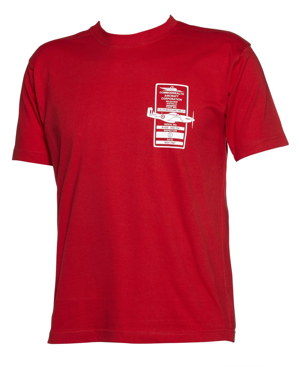 VH-BOB CAC Mustang Tee